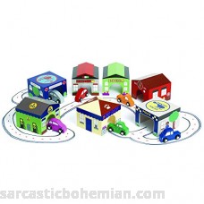 Excellerations Around The Town Wooden Structures Set of 7 Item # DRIVEIN B005E9K4L2
